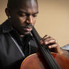 Ajibola Rivers playing his cello