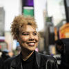 Melisssa Rakiro on a city street.