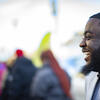 Andrew Ankamah smiles for a photo.