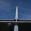 view of the Benjamin Franklin Bridge.