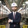 Benjamin Aitoumeziane poses in SEPTA station.