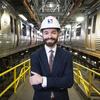 Benjamin Aitoumeziane poses in SEPTA station.