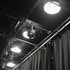 lights above a theater's stage