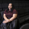honoree sabriaya shipley sitting in a theater