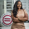 Charity Tucker with the Urban League of Philadelphia logo.
