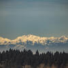 Photo of a mountain range.