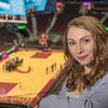 Mary Kate Meals poses for a photo in Cavs gear.
